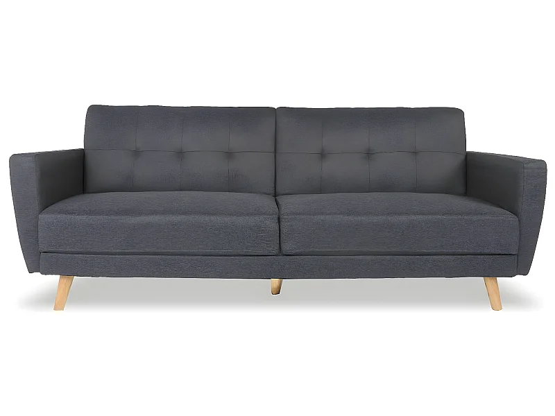 Canapé convertible Rafael Tissu Gris foncé