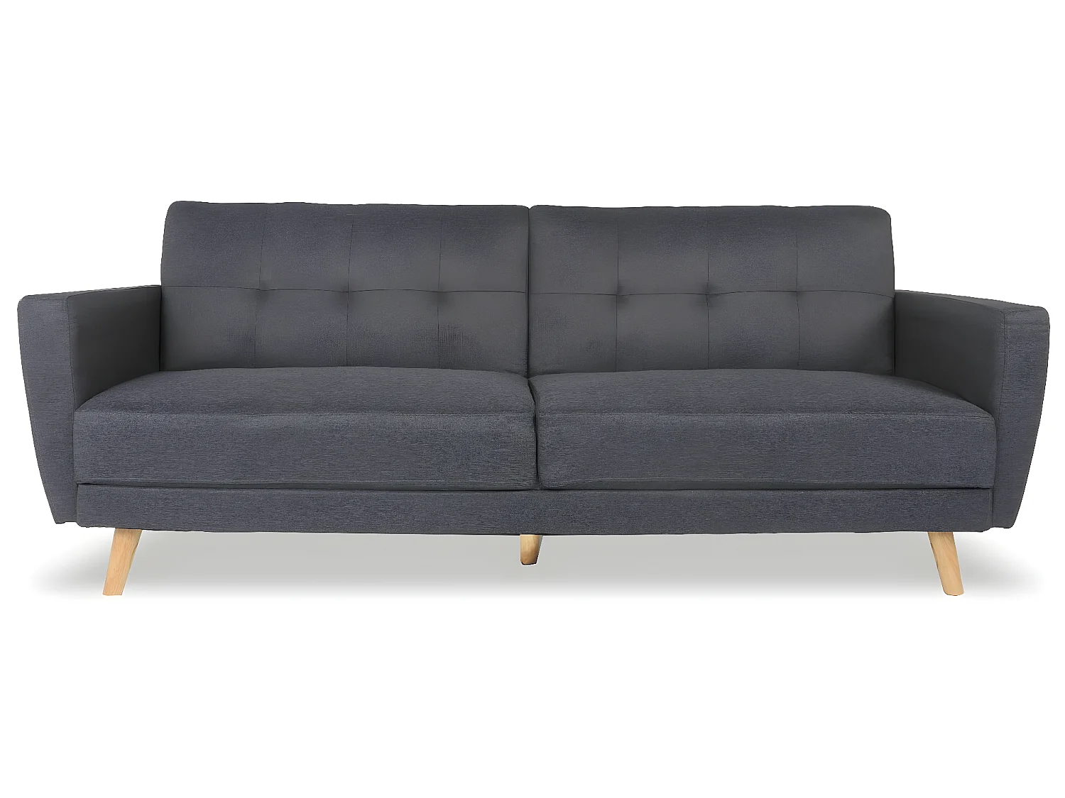 Canapé convertible Rafael Tissu Gris foncé