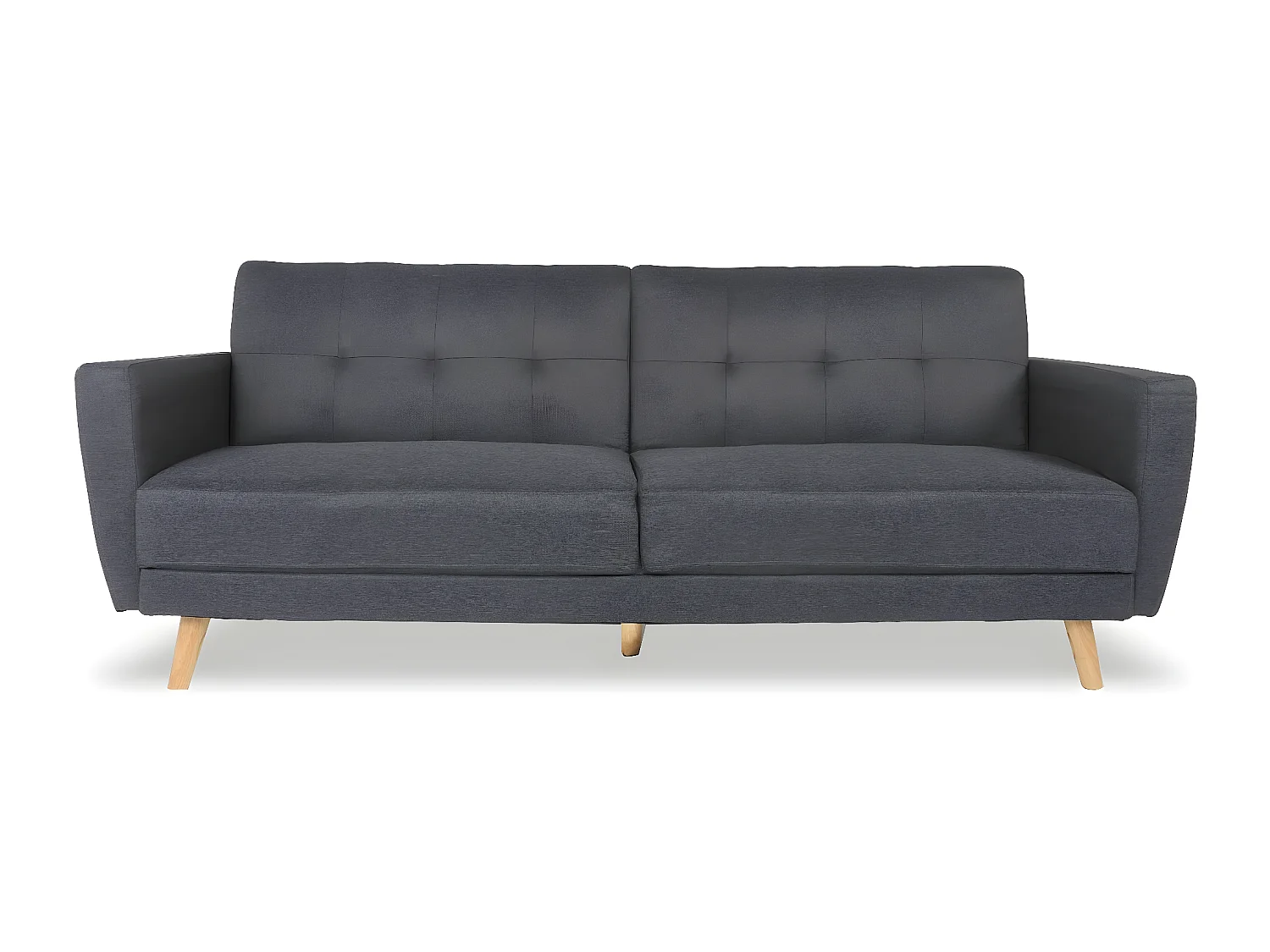Canapé convertible Rafael Tissu Gris foncé