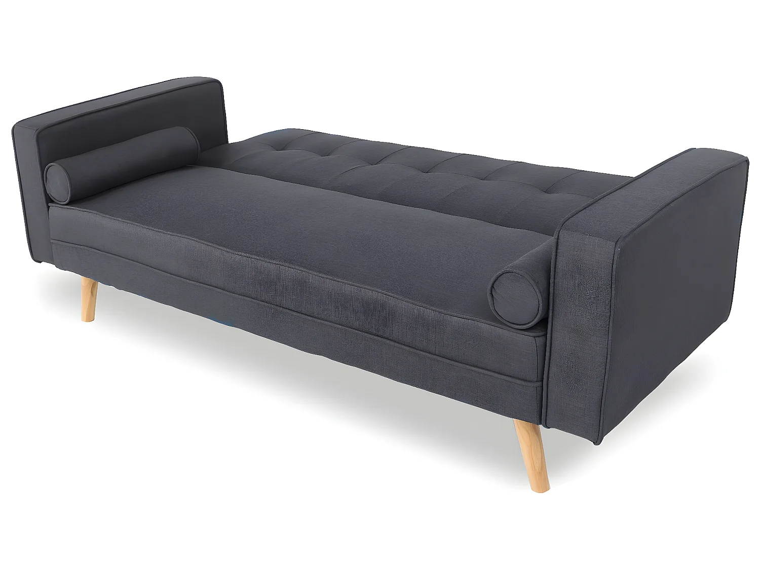 Canapé convertible scandinave Tao Tissu Gris foncé