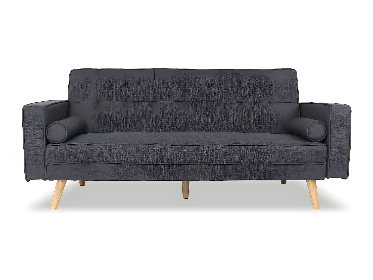 Canapé convertible scandinave Tao Tissu Gris foncé