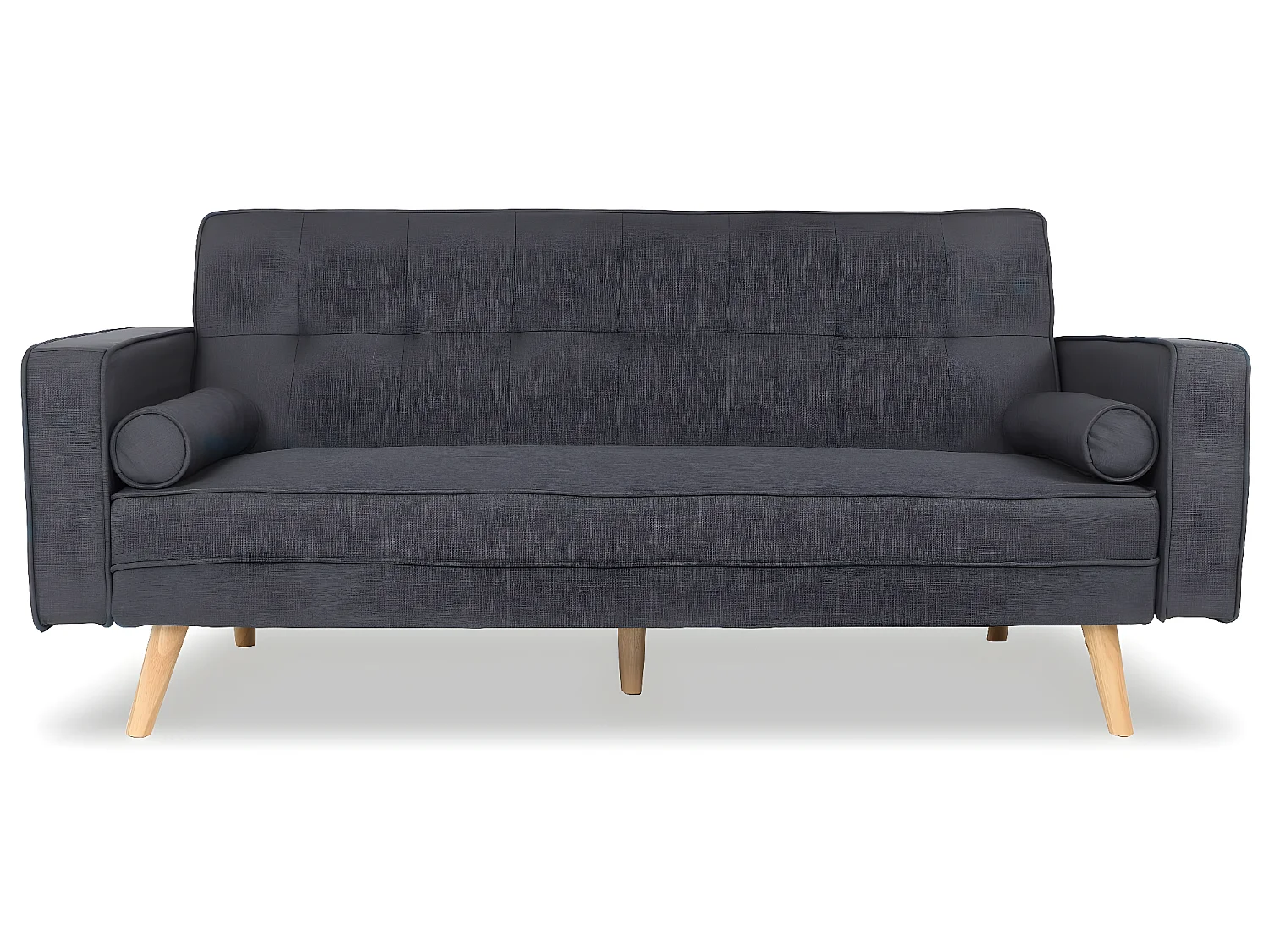 Canapé convertible scandinave Tao Tissu Gris foncé