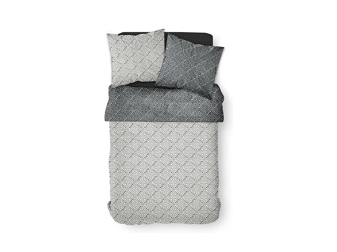 Parure de couette Réversible Today 100% Coton 57 fils 5.3 : Taille - 220 x 240 cm