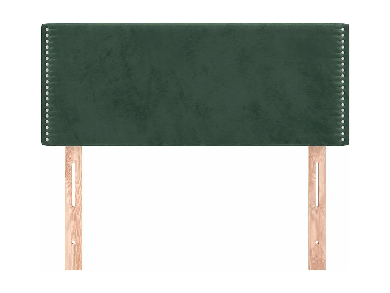 Hoofdbord 80x5x78/88 cm fluweel donkergroen