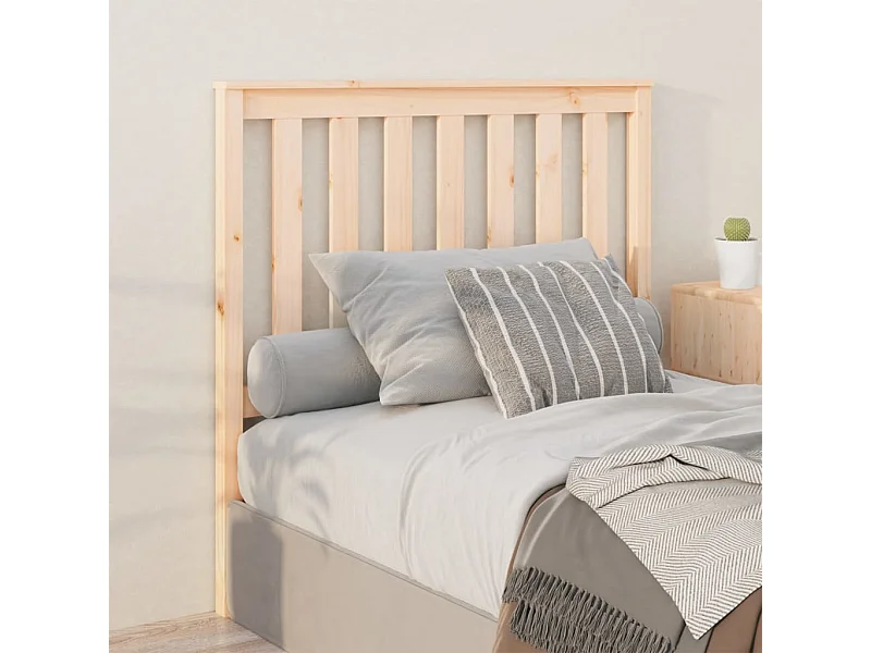 Cabeceira de cama 106x6x101 cm pinho maciço