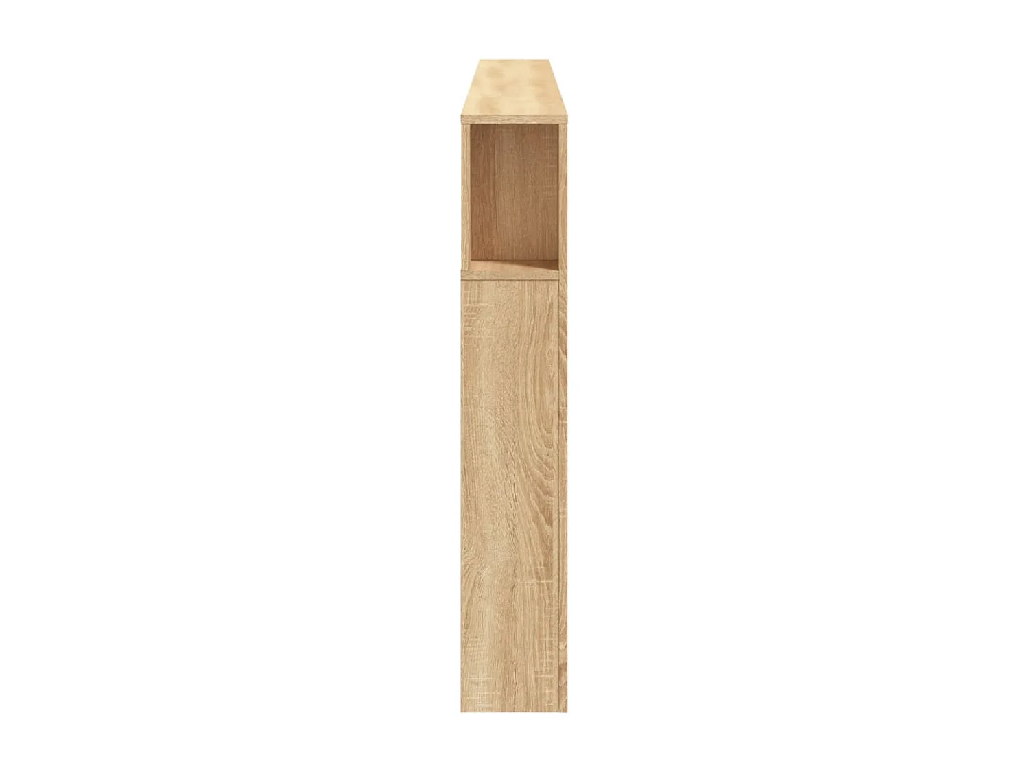Tête de lit à LED chêne sonoma 220x18,5x103,5cm bois ingénierie