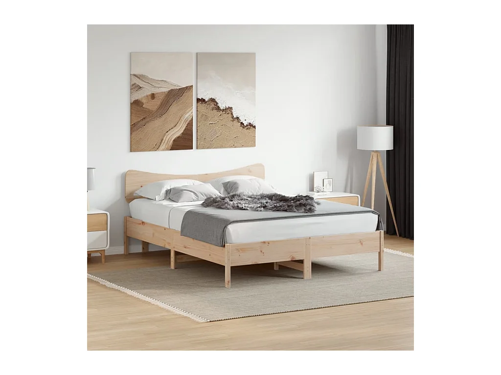 Tête de lit 150 cm bois massif de pin