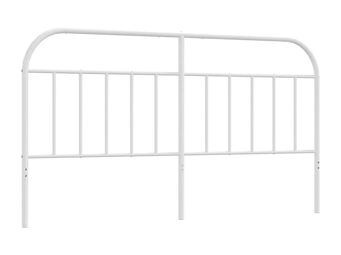 Tête de lit métal blanc 160 cm