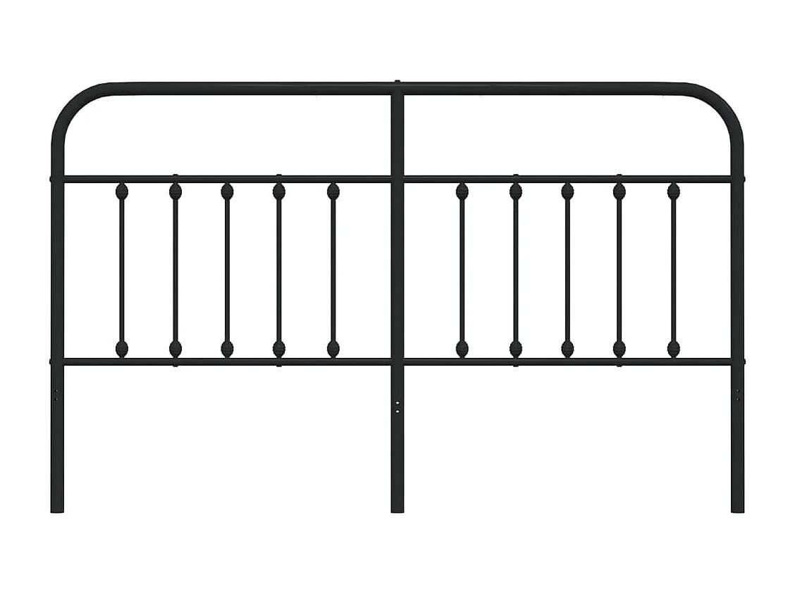 Tête de lit métal noir 160 cm