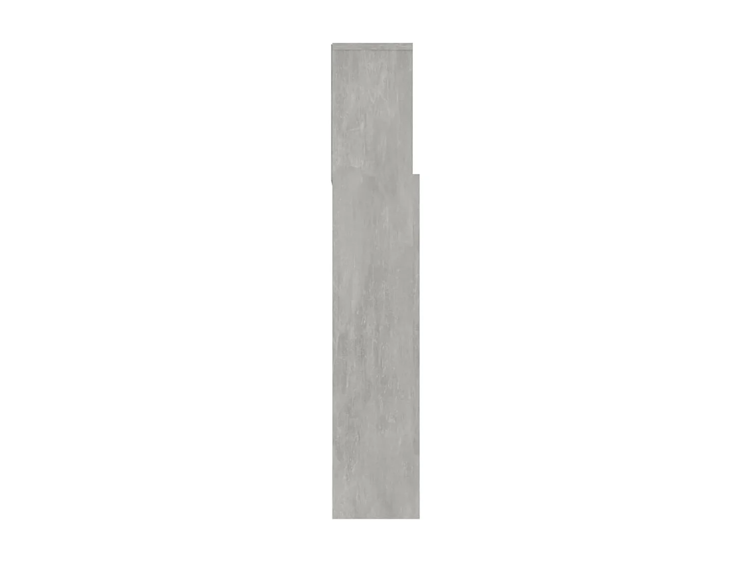 Armoire de tête de lit Gris béton 180x19x103,5 cm