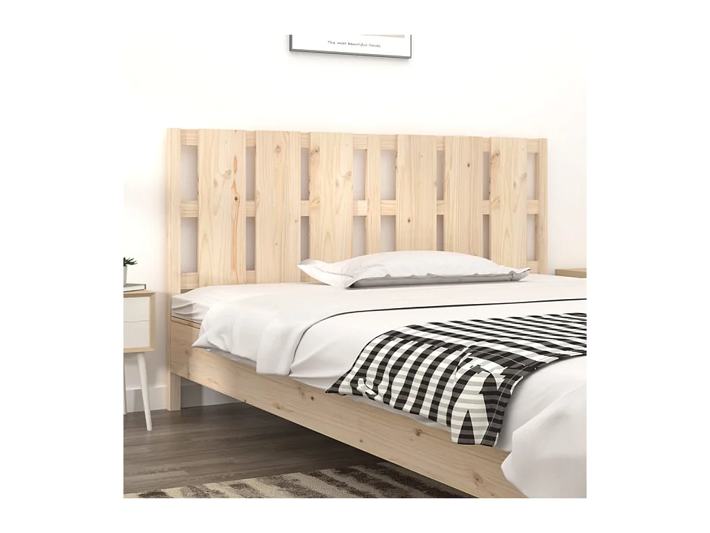 Tête de lit 185,5x4x100 cm Bois massif de pin