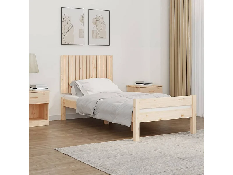 Tête de lit murale 95,5x3x60 cm Bois massif de pin