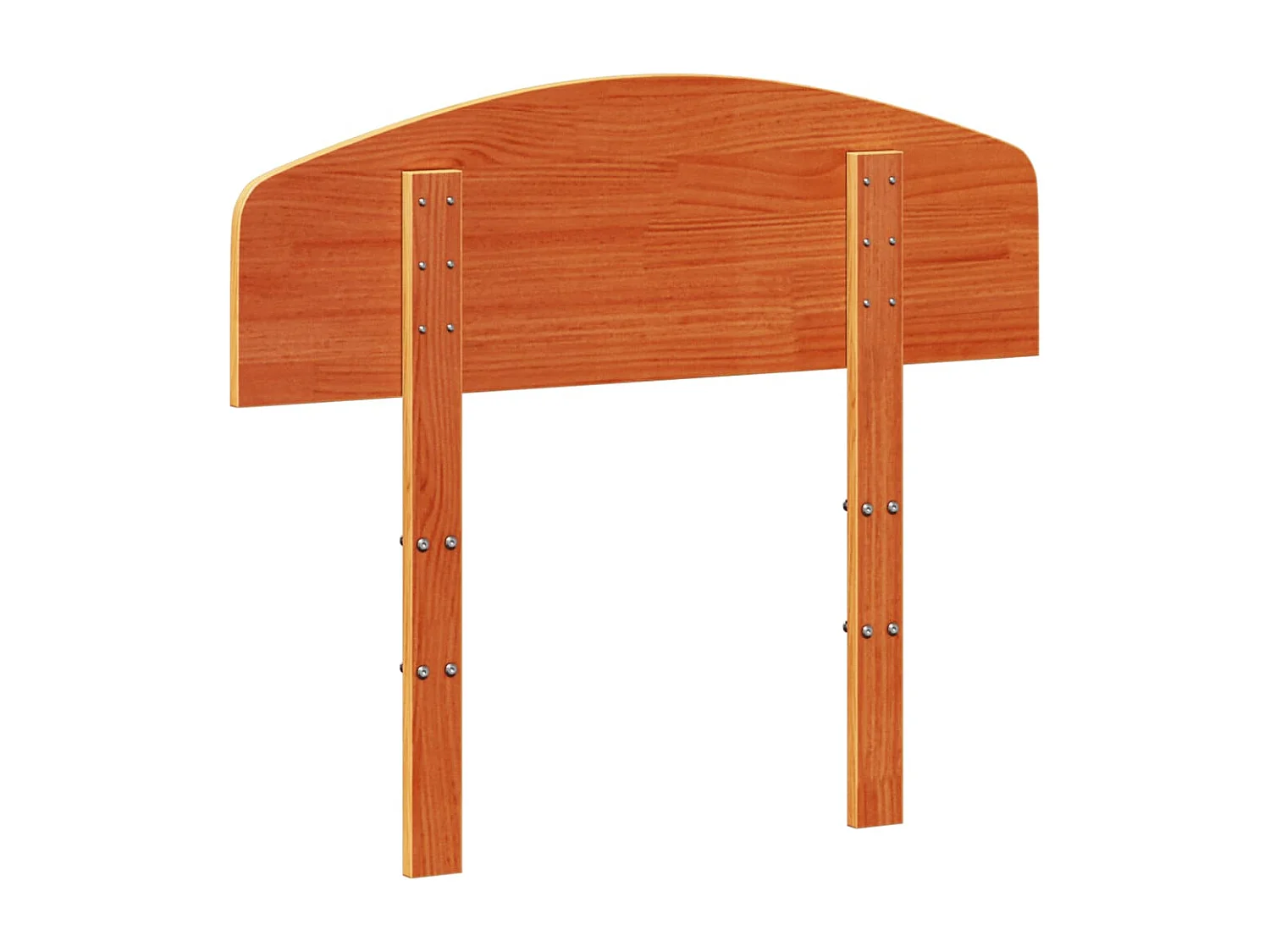 Tête de lit cire marron 100 cm bois massif de pin