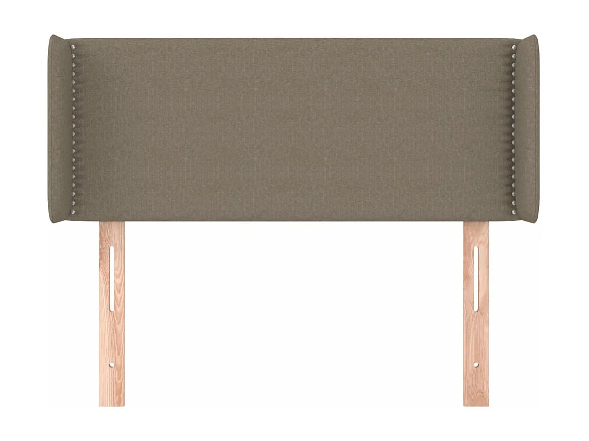 Tête de lit avec oreilles Taupe 93x16x78/88 cm Tissu