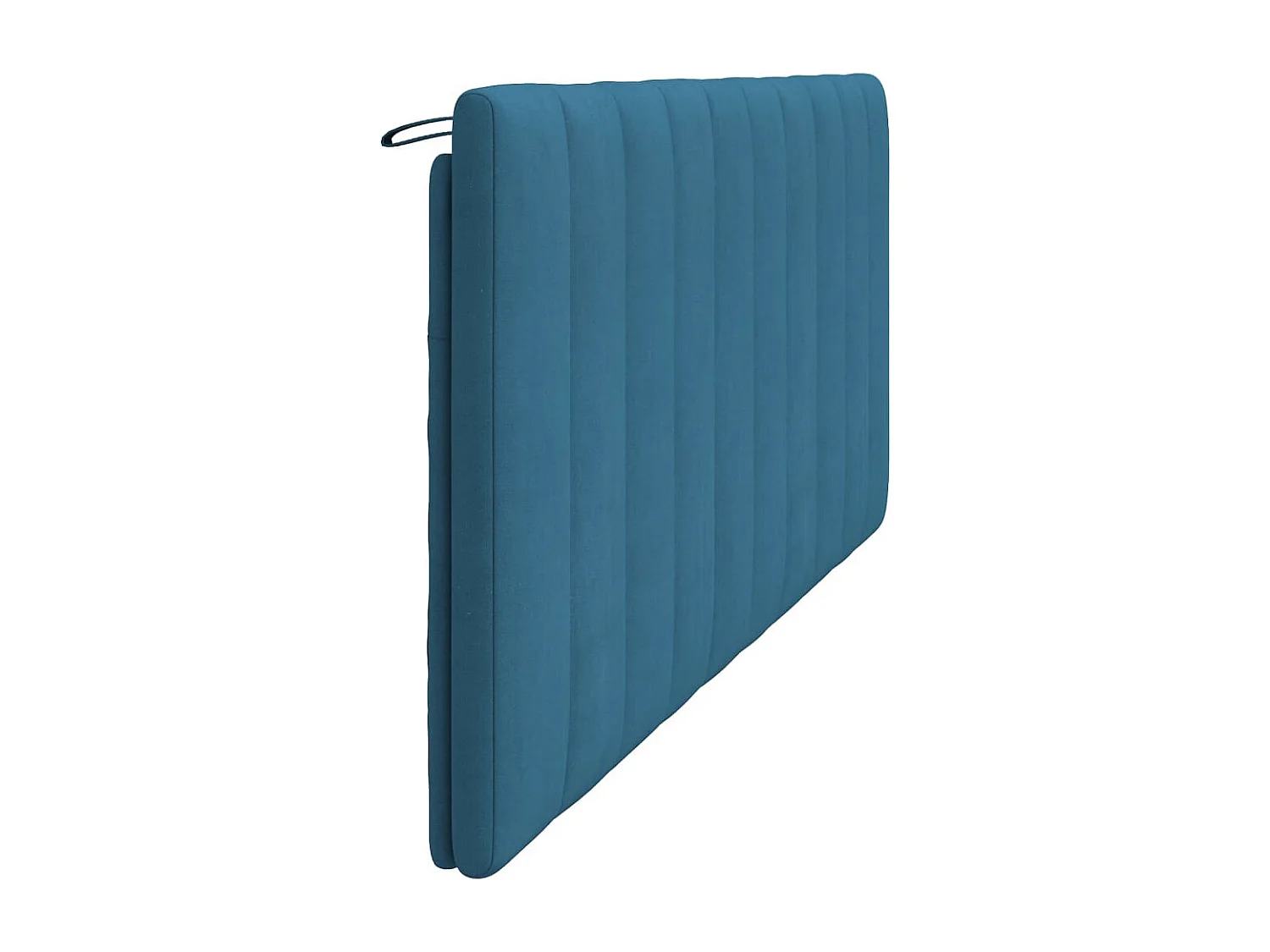 Tête de lit coussin bleu 200 cm velours