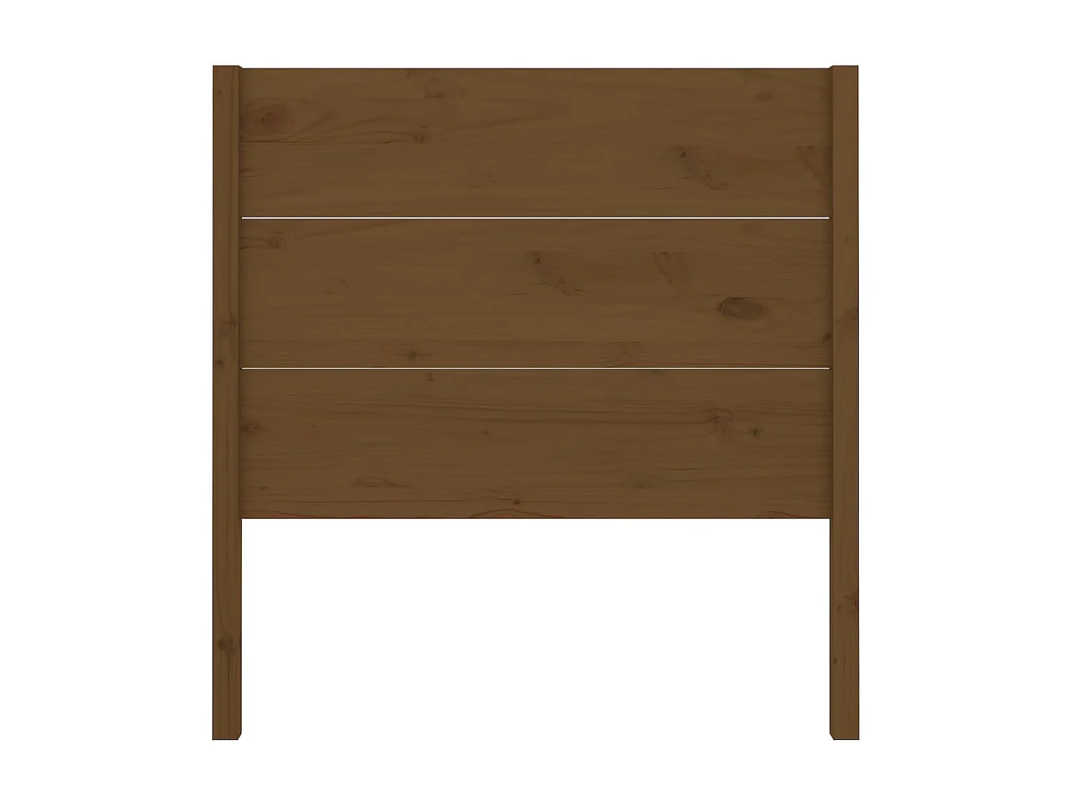 Tête de lit Marron miel 106x4x100 cm Bois massif de pin