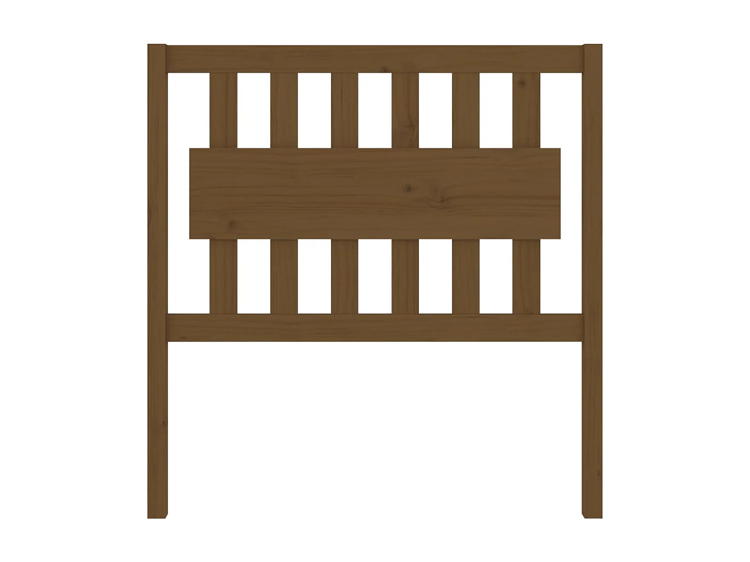 Cabeceira de cama 95,5x4x100 cm pinho maciço castanho mel