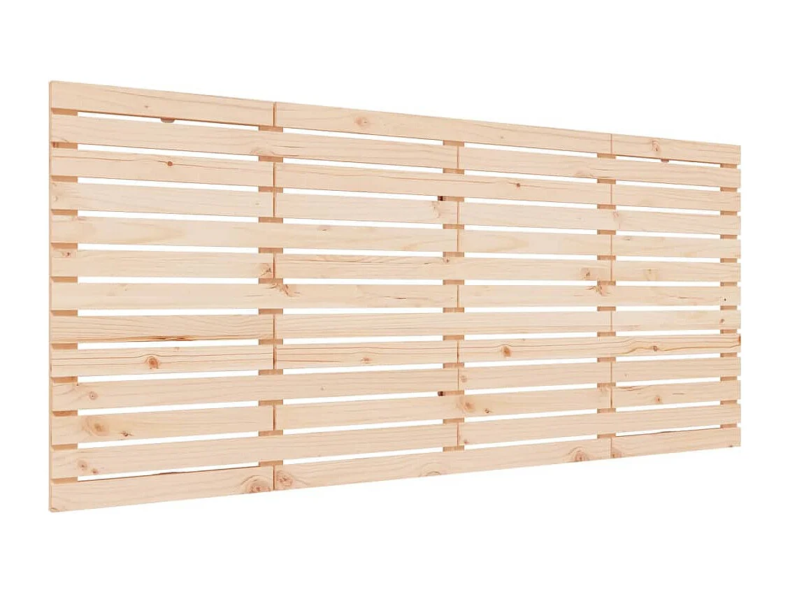 Tête de lit murale 166x3x91,5 cm Bois massif de pin