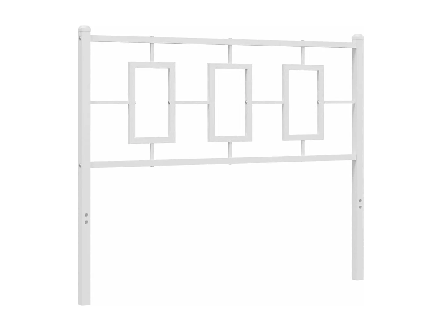 Tête de lit métal blanc 100 cm