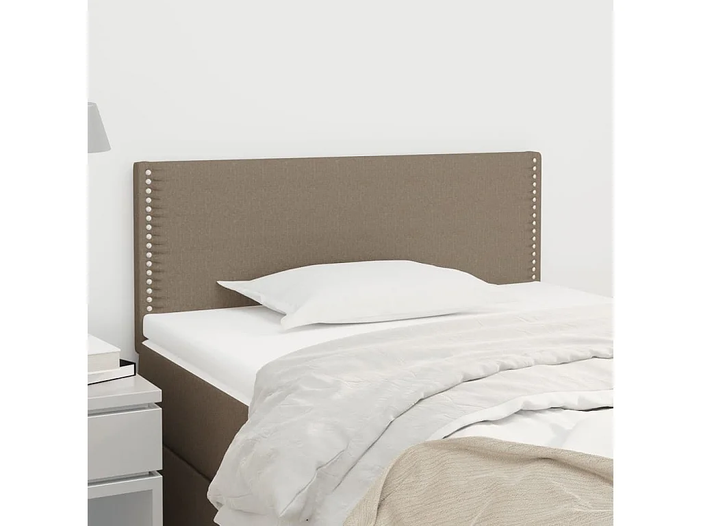 Tête de lit Taupe 80x5x78/88 cm Tissu