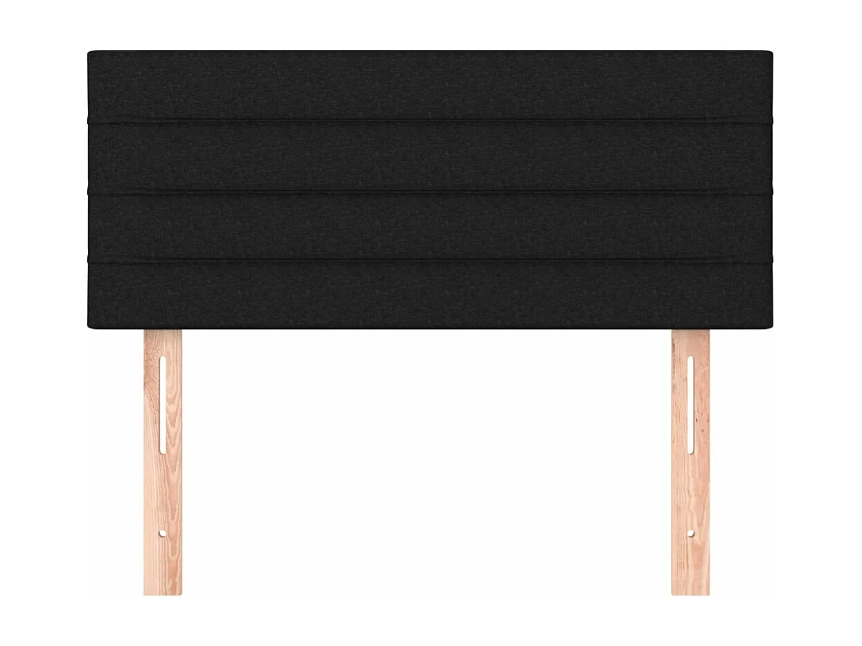 Tête de lit Noir 90x5x78/88 cm Tissu
