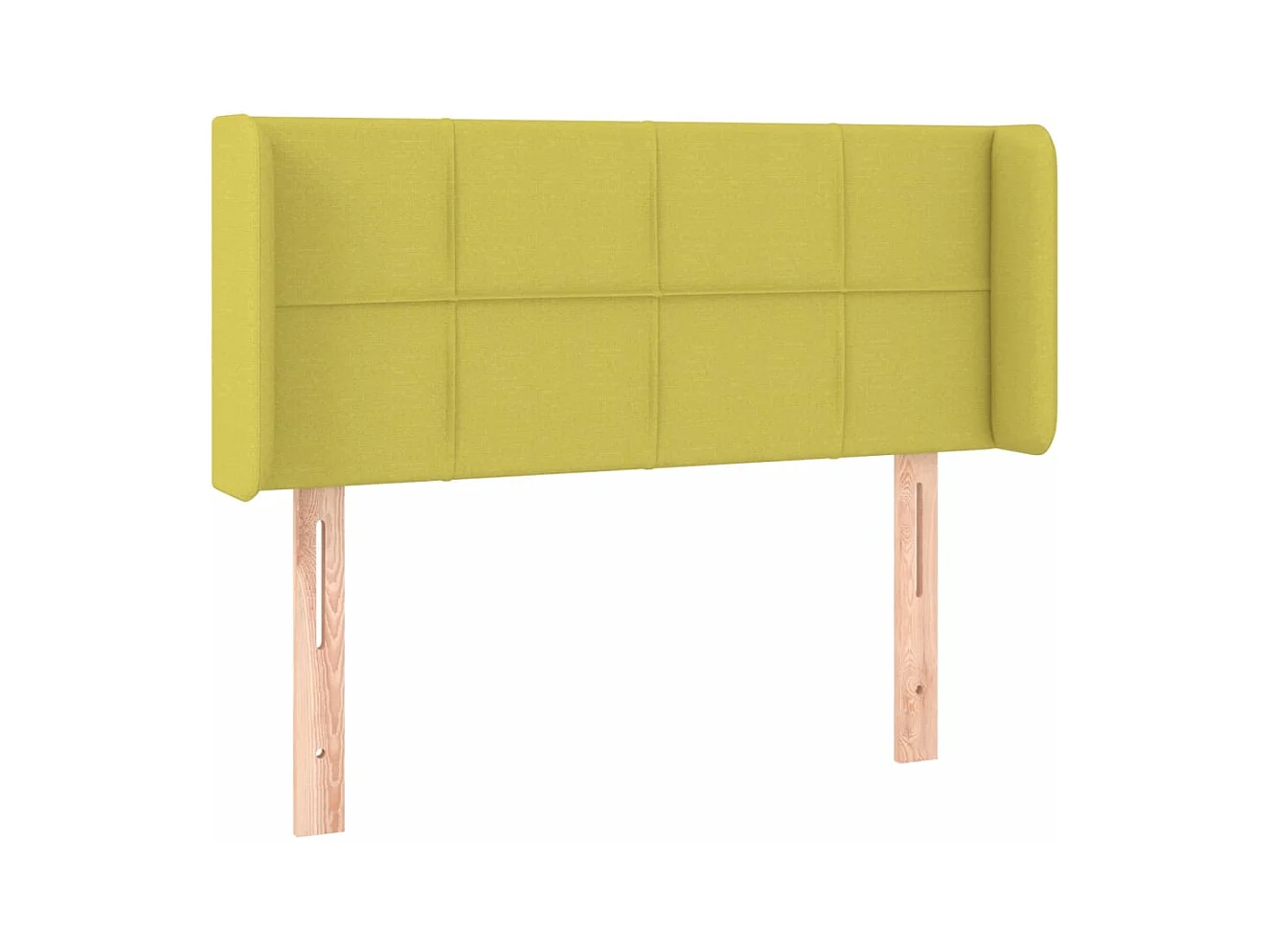 Tête de lit à LED Vert 103x16x78/88 cm Tissu