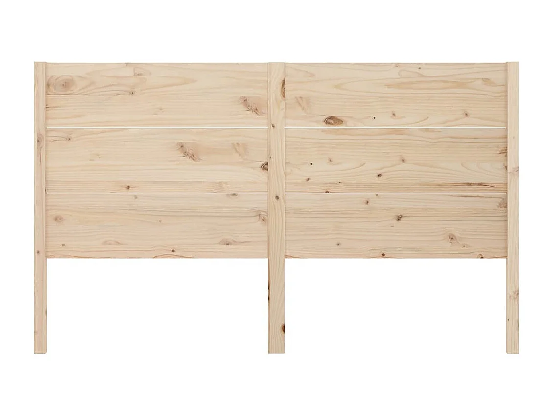 Cabecero madera maciza de pino 186x4x100 cm
