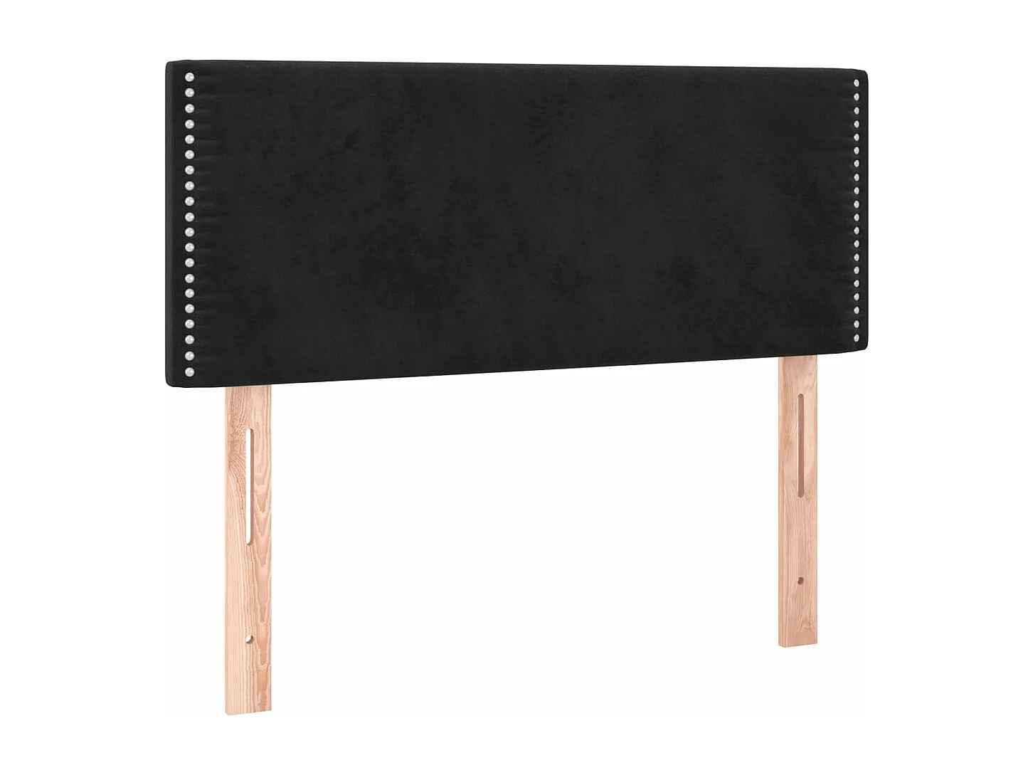 Tête de lit à LED Noir 80x5x78/88 cm Velours