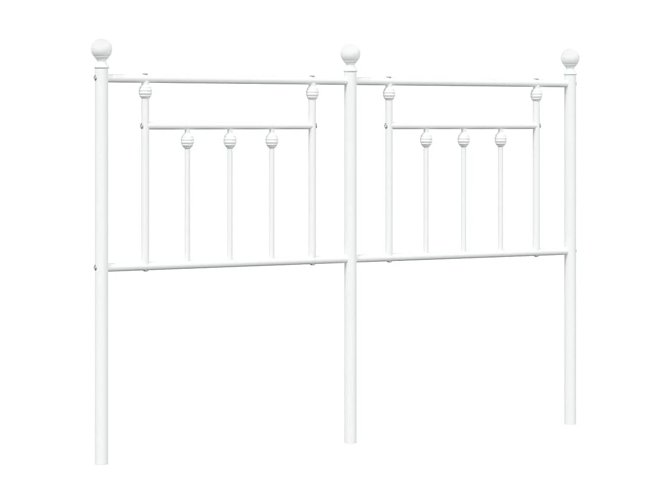 Tête de lit métal blanc 150 cm