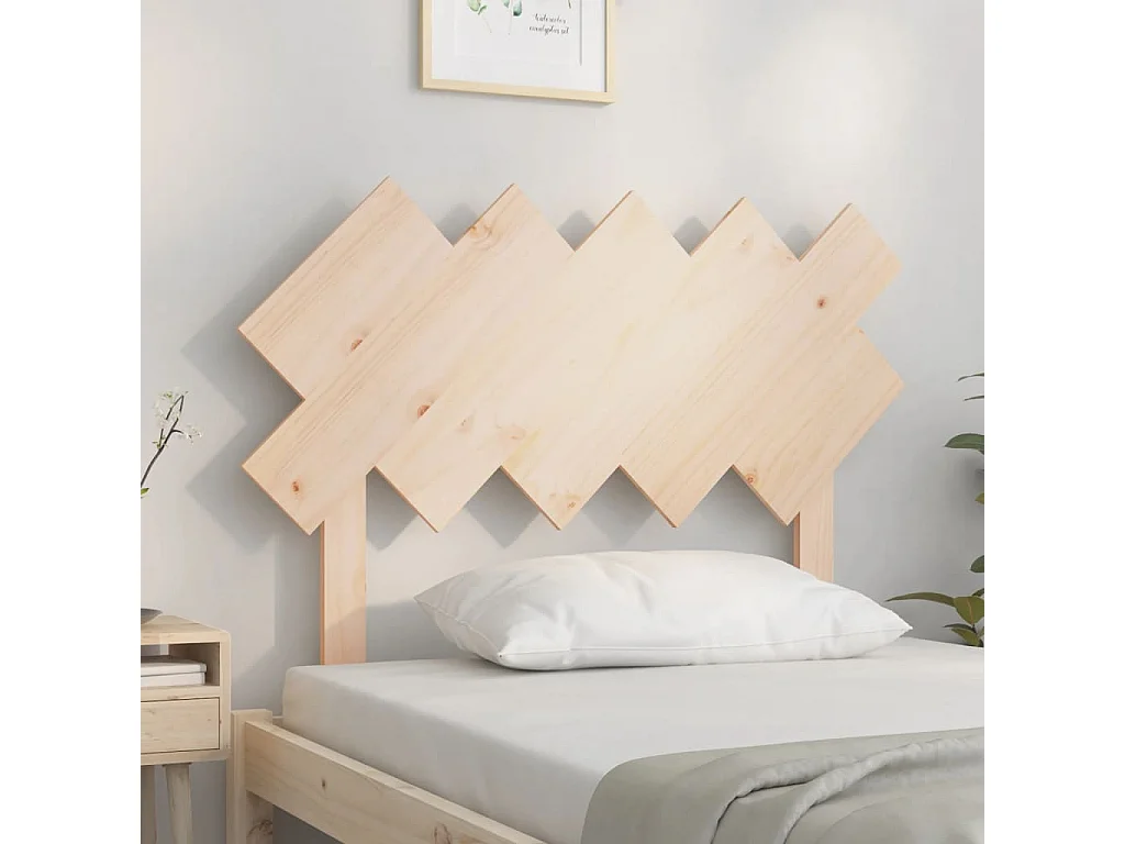 Cabeceira de cama 104x3x80,5 cm pinho maciço