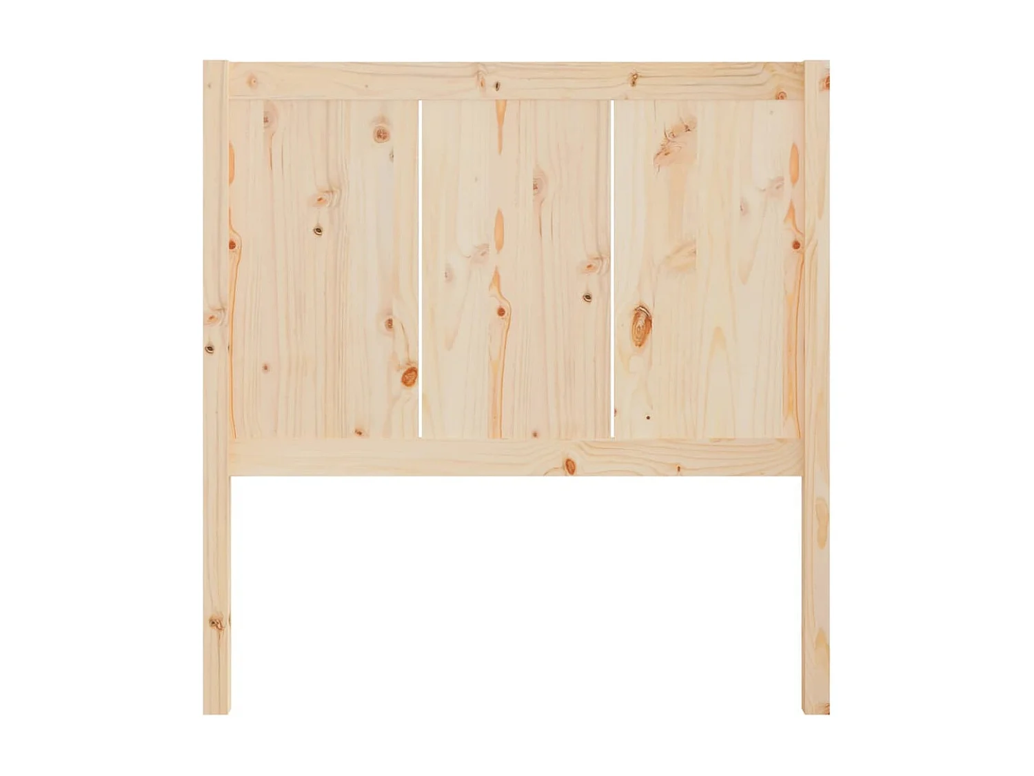 Cabecero de cama madera maciza de pino 80,5x4x100 cm