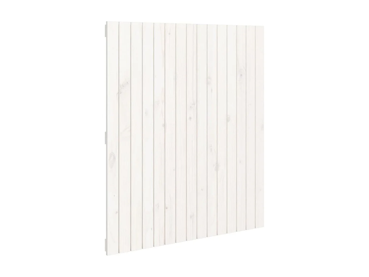 Tête de lit murale Blanc 95,5x3x110 cm Bois massif de pin