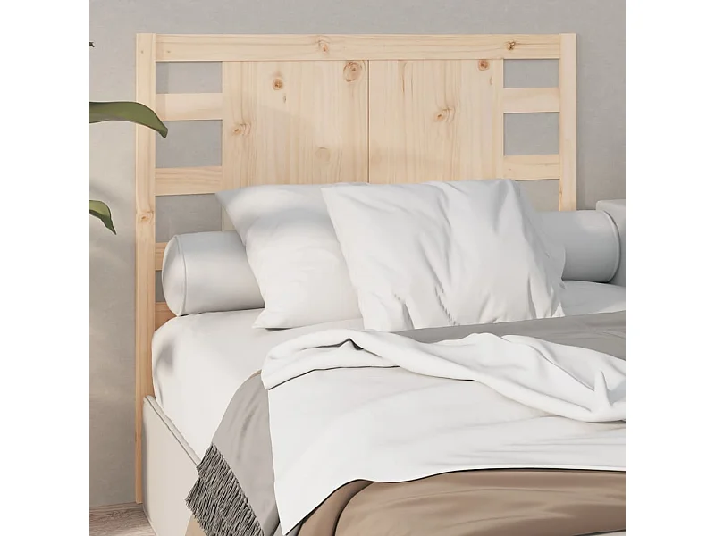 Cabecero madera maciza de pino 81x4x100 cm