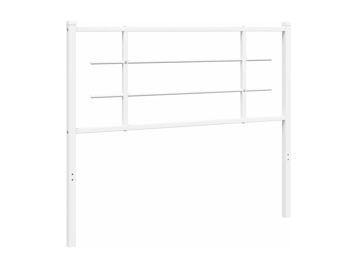 Cabecero de metal blanco 107 cm