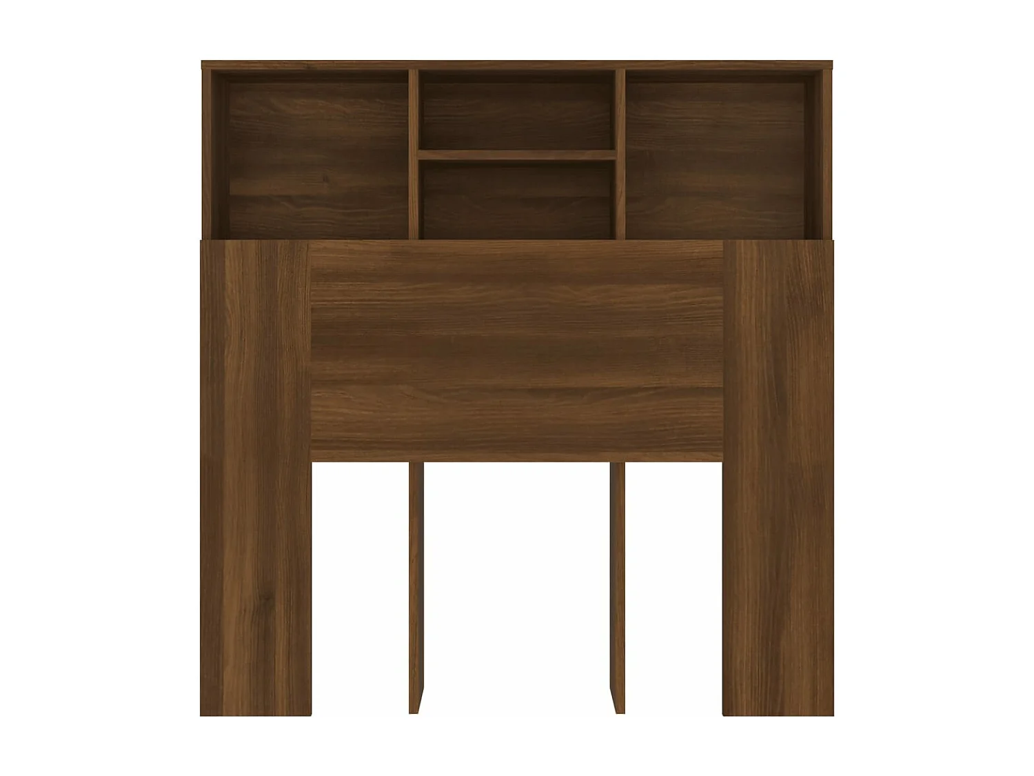 Mueble cabecero marrón roble 100x19x103,5 cm
