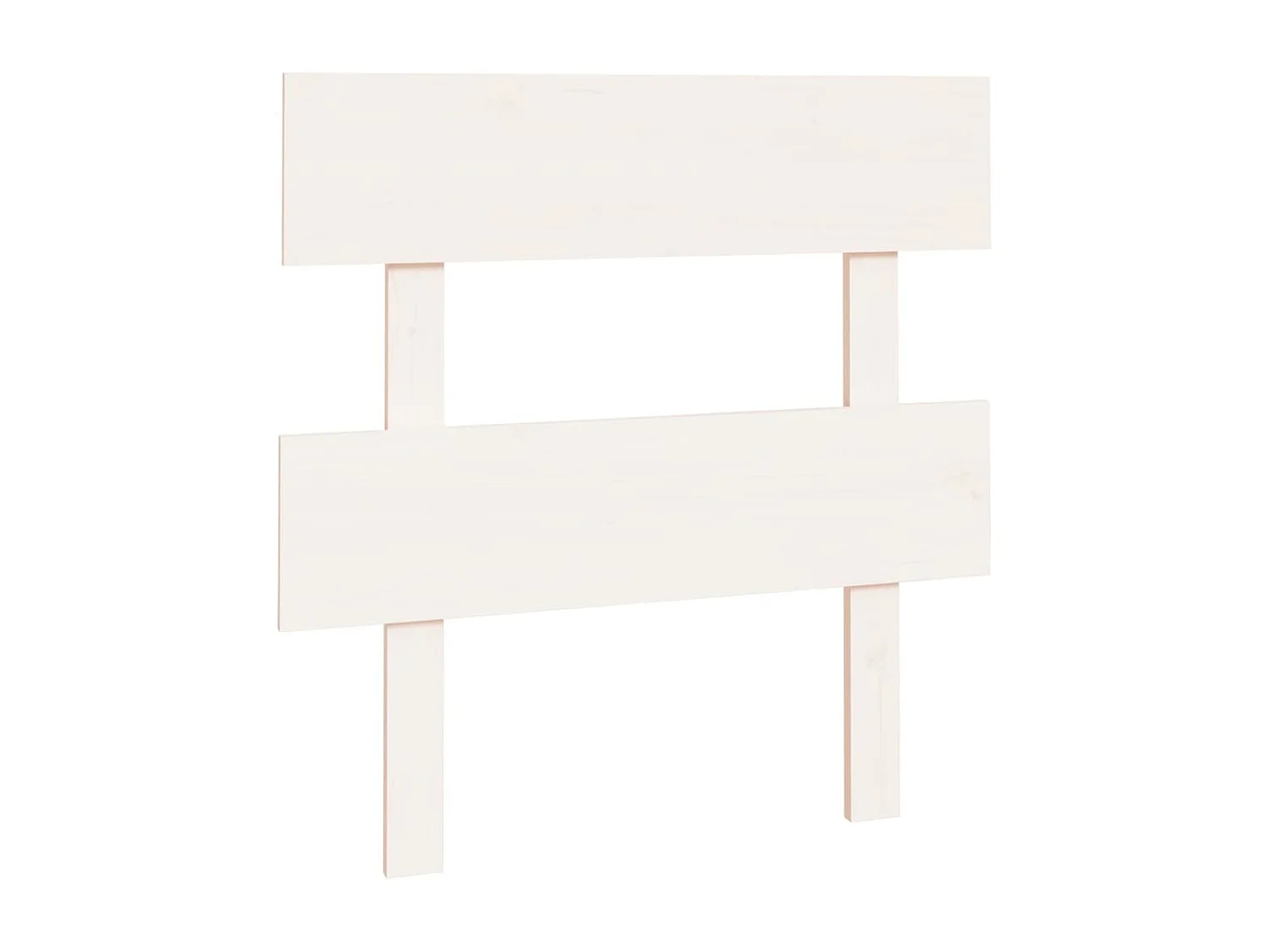 Tête de lit Blanc 103,5x3x81 cm Bois massif de pin