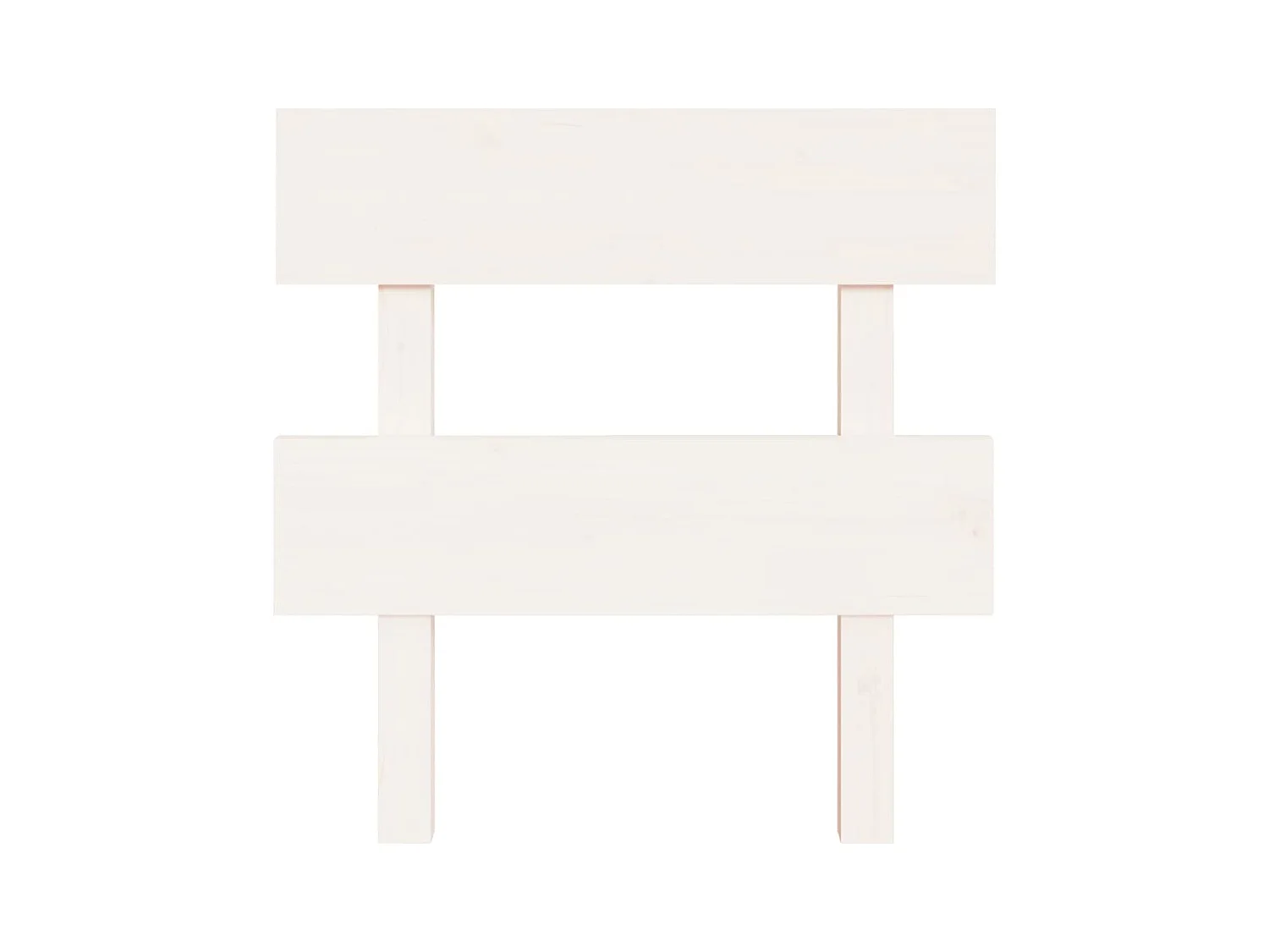 Tête de lit Blanc 103,5x3x81 cm Bois massif de pin