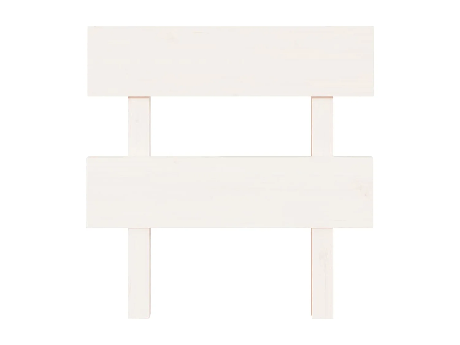 Tête de lit Blanc 103,5x3x81 cm Bois massif de pin