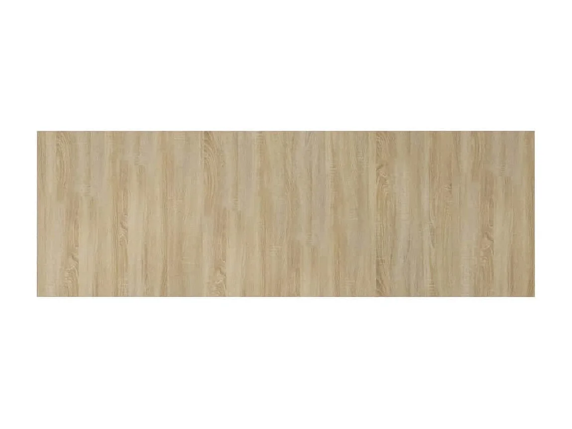 Hoofdbord met kastjes bewerkt hout sonoma eikenkleurig