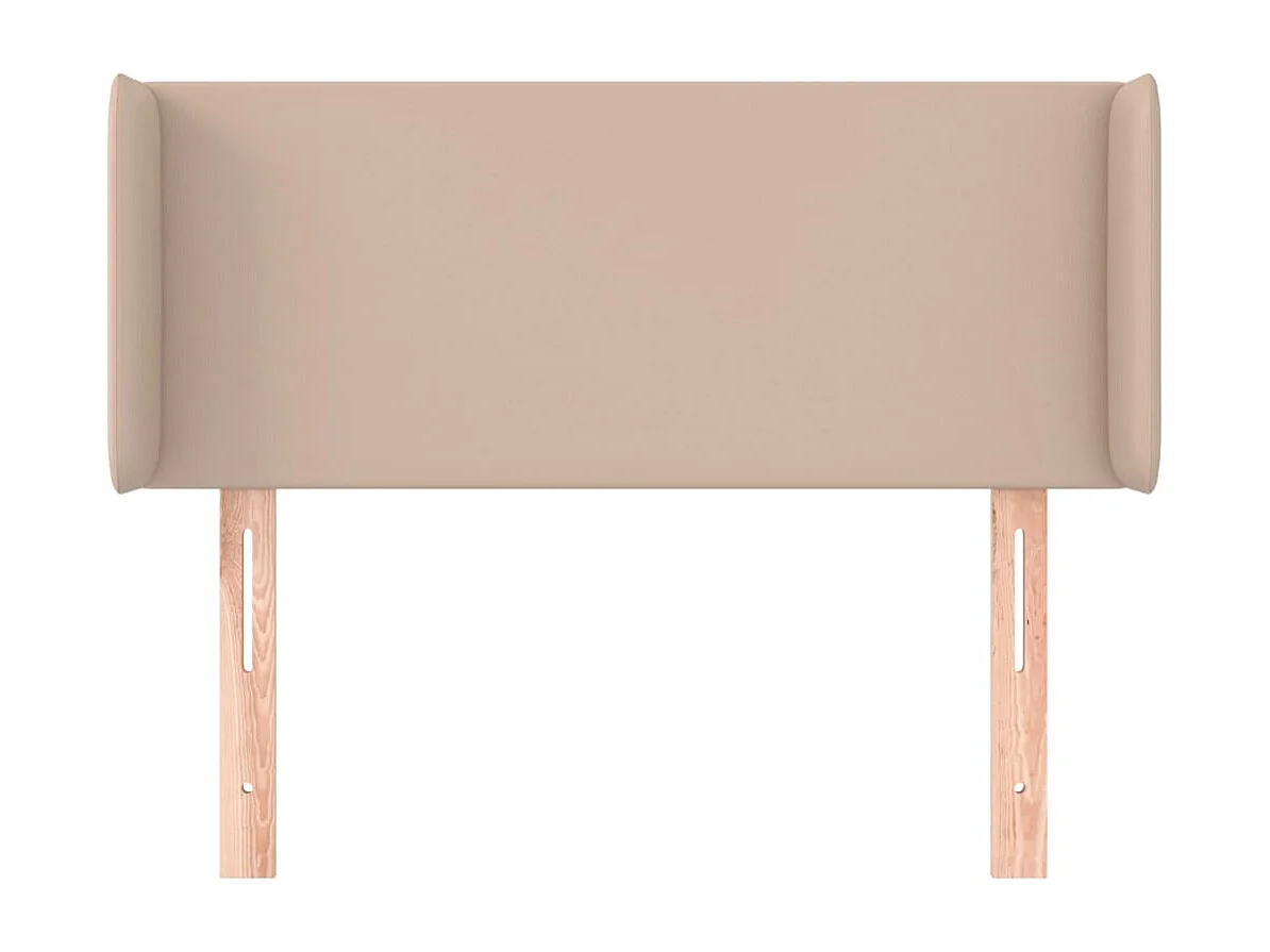 Tête de lit avec oreilles Cappuccino 83x16x78/88 cm Similicuir