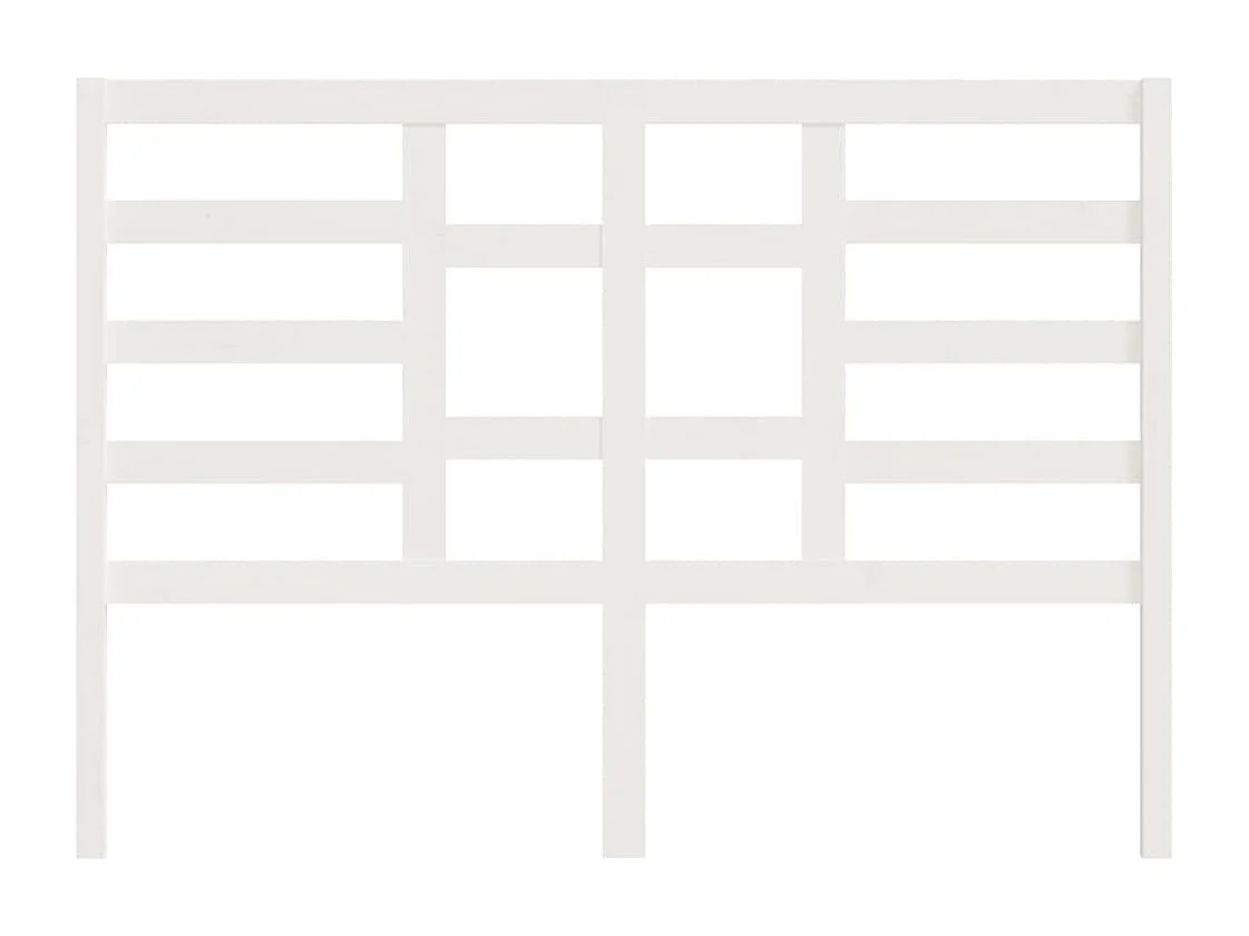 Tête de lit Blanc 166x4x104 cm Bois massif de pin