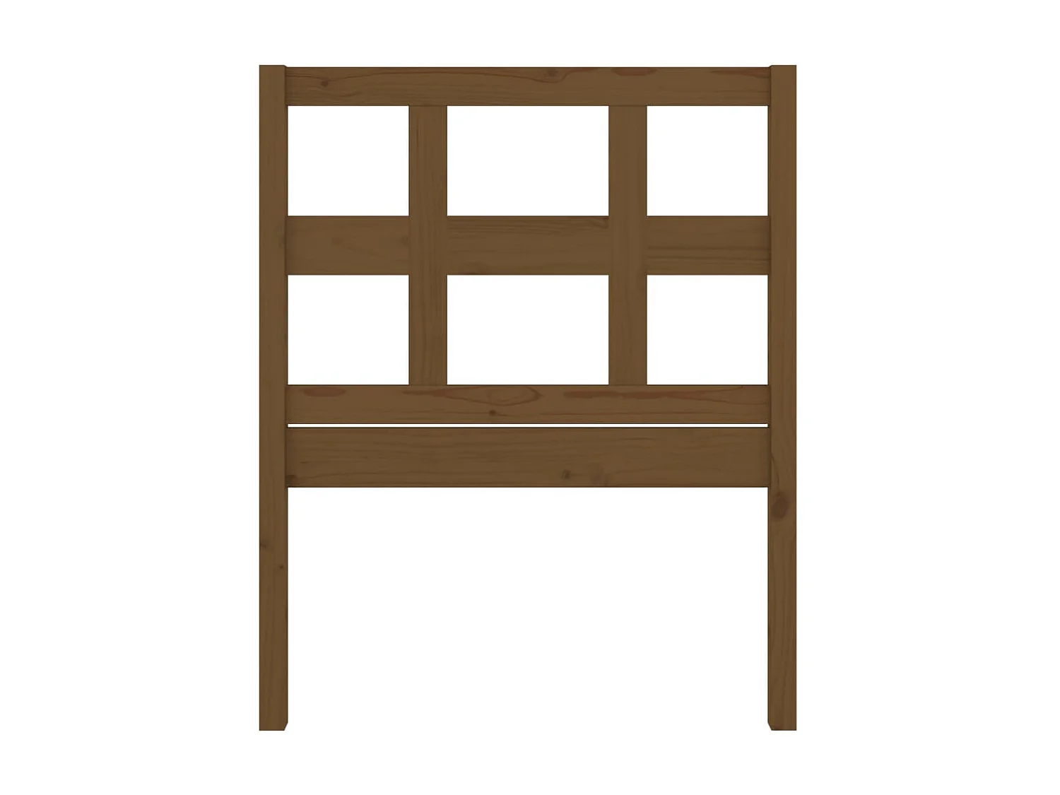 Cabeceira de cama 80,5x4x100 cm pinho maciço castanho mel