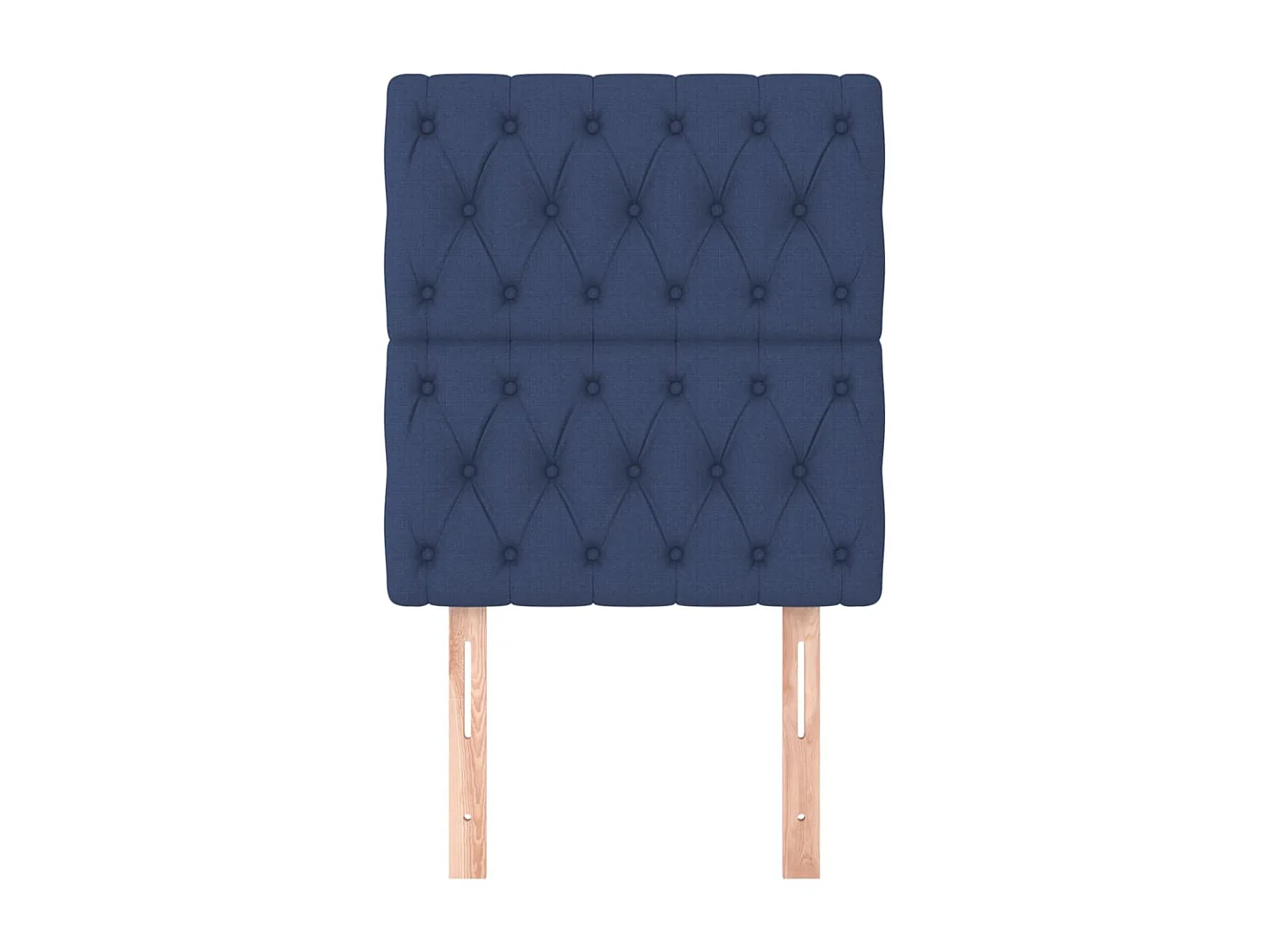 Tête de lit 2 pièces Bleu 80x7x78/88 cm Tissu