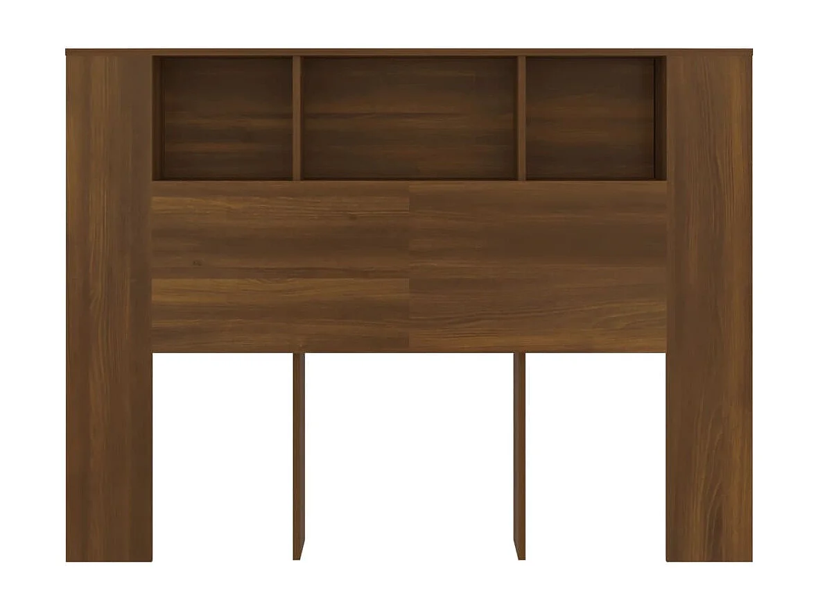 Armoire de tête de lit Chêne marron 140x18,5x104,5 cm