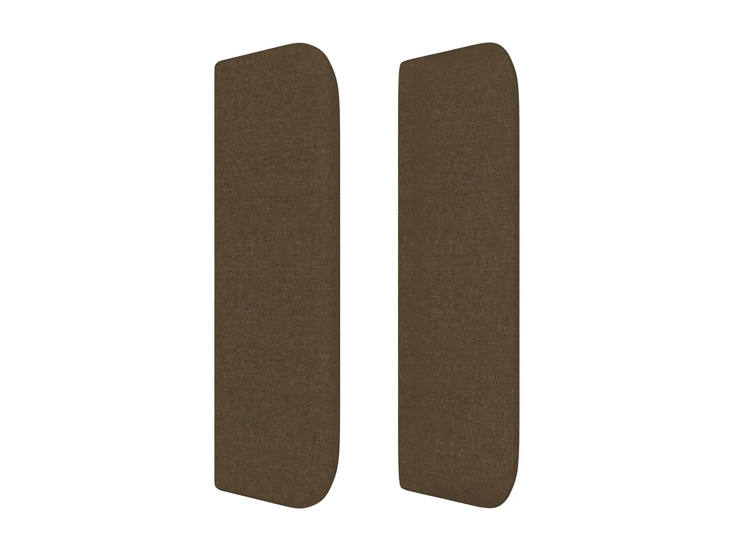 Cabecero de tela gris oscuro 93x16x78/88 cm