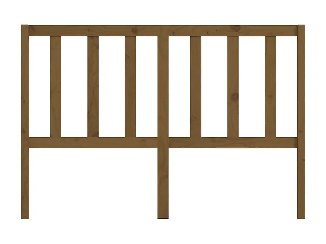 Tête de lit Marron miel 146x4x100 cm Bois massif de pin