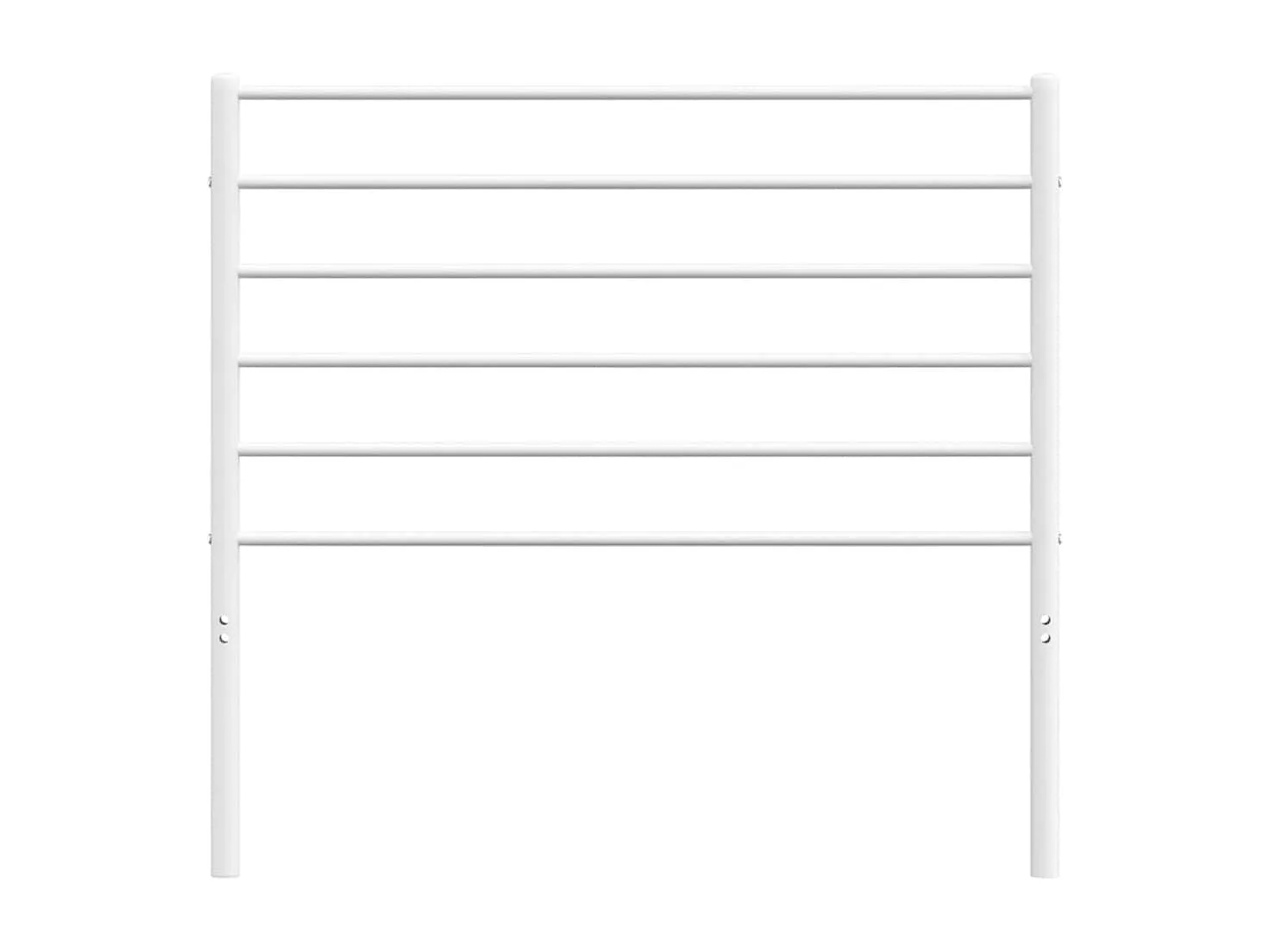 Tête de lit métal blanc 100 cm