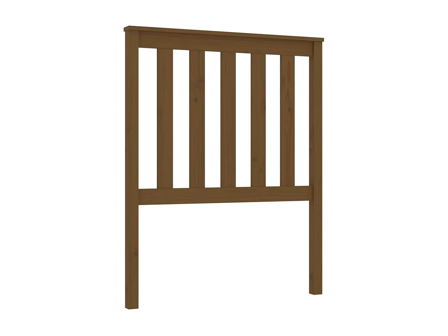 Cabeceira de cama 81x6x101 cm pinho maciço castanho mel