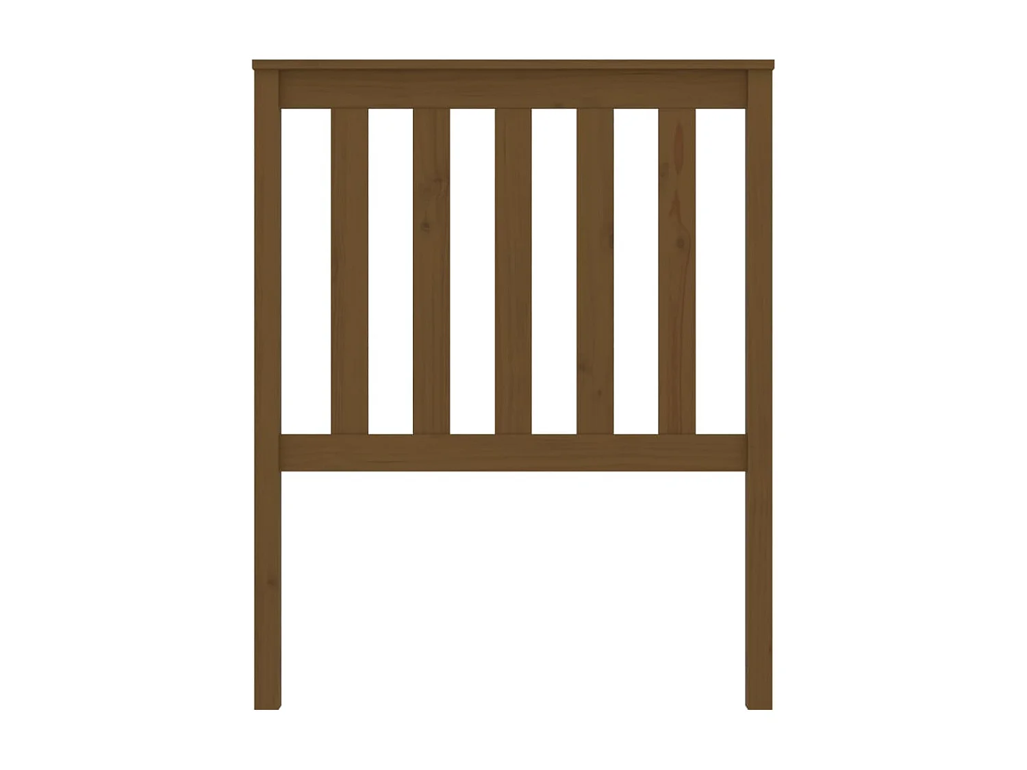 Cabeceira de cama 81x6x101 cm pinho maciço castanho mel