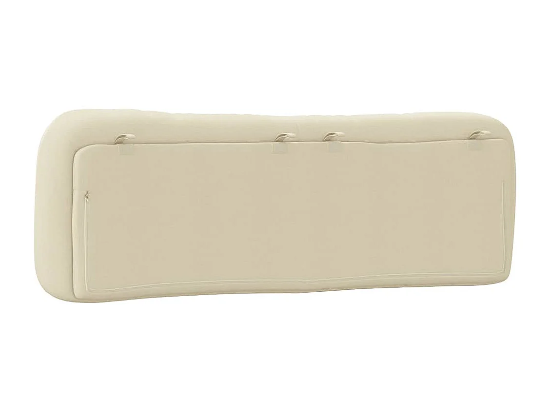 Tête de lit coussin crème 160 cm tissu
